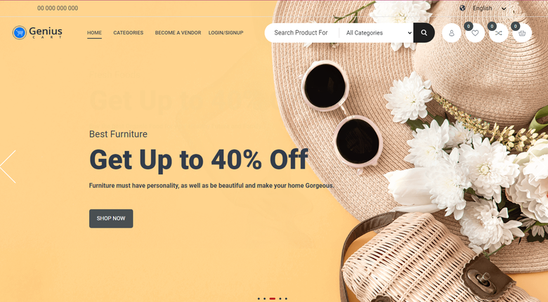 Customized Laravel Website - E-com Projects Project - Codocraft Portfolio 1 | Built by Codocraft Solutions